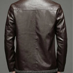 Herren™ Lederjacke mit Fleece-Futter