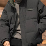 Herren™ Winter Steppjacke mit Kontrastfarben