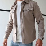 Minimalistisches™ Herren-Hemdjacke