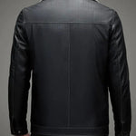 Herren™ Lederjacke mit Fleece-Futter