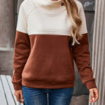 Damen™ Pullover im zweifarbigen Design