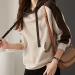 Damen™ Hoodie im Kontrastdesign