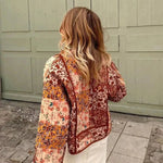 Gesteppte Patchwork-Jacke | Vintage-Stil | Leicht & Bequem