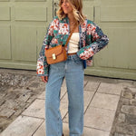 Gesteppte Patchwork-Jacke | Vintage-Stil | Leicht & Bequem