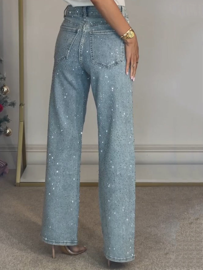 Glitzernde™ Damenjeans