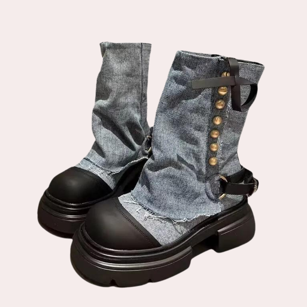 Keona™ Denim Komfortstiefel Damen