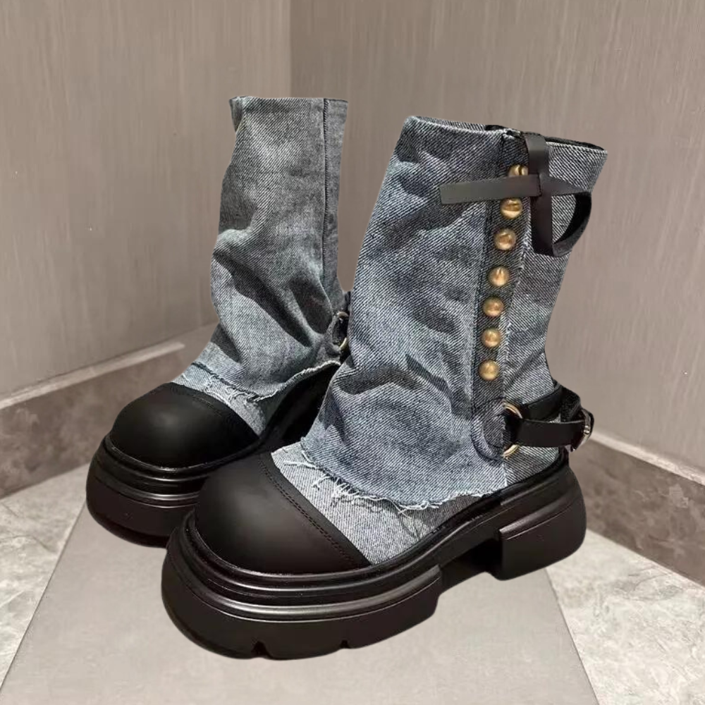 Keona™ Denim Komfortstiefel Damen