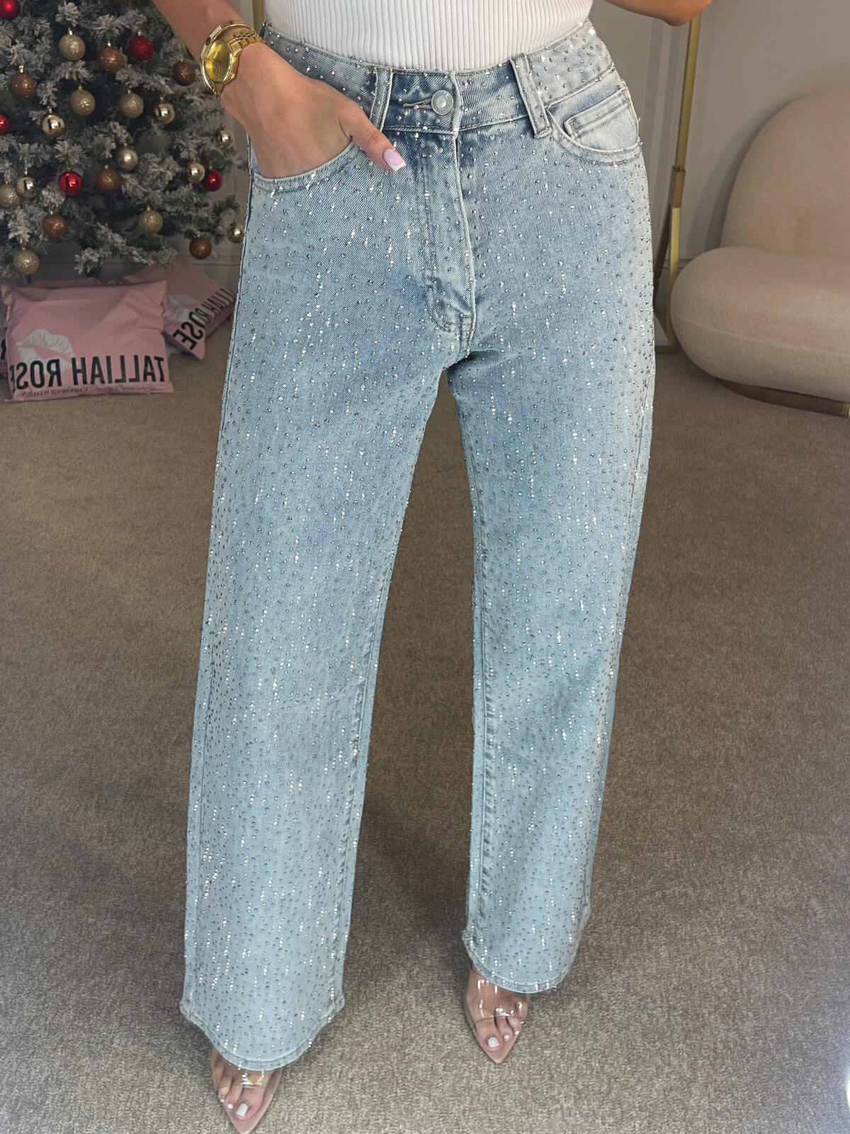 Glitzernde™ Damenjeans